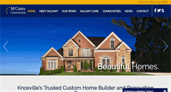 Desktop Screenshot of mccamyconstruction.com